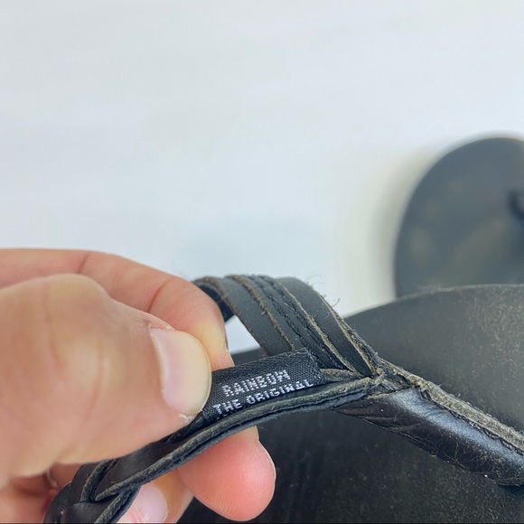 Rainbows Flirty Braidy Leather Flip Flop 6.5 - Picture 9 of 9